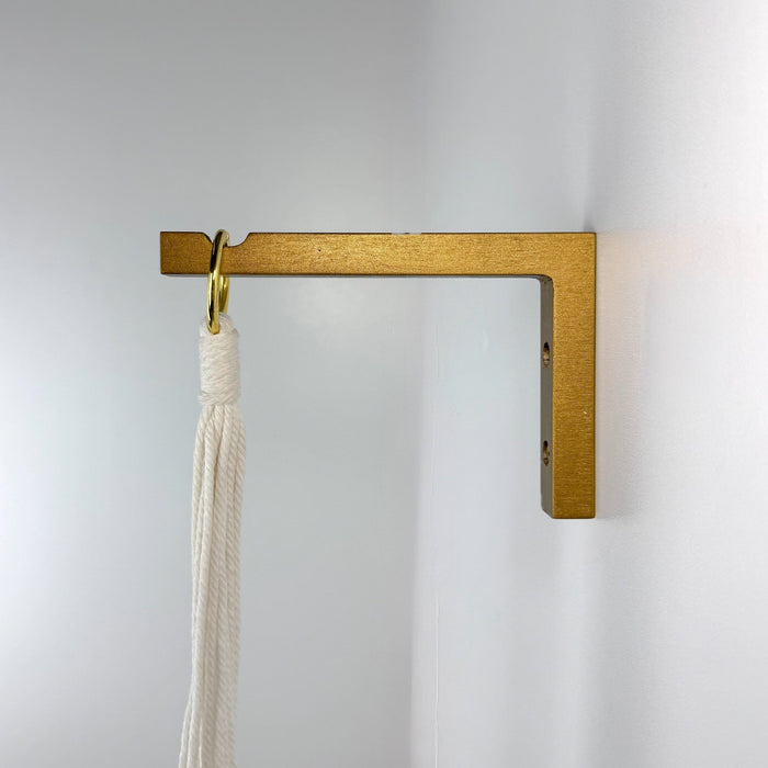 Wooden Indoor Plant Bracket | Bronze 6"x4" - Image 4