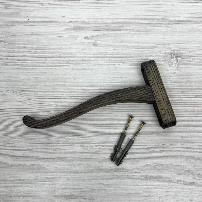 Wooden Wall Hook for Hanging Plants | Bog Oak Color - EvenWood