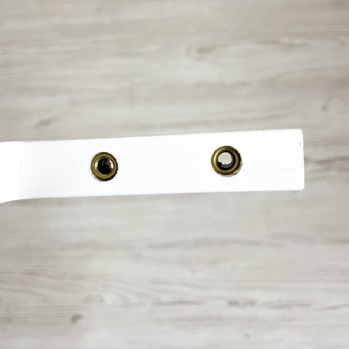 Wooden Wall Plant Bracket | White 6"x4" - Image 3