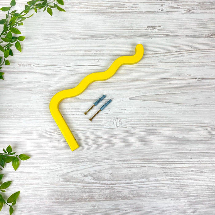 Yellow Decorative Long Wall Hook - Image 3