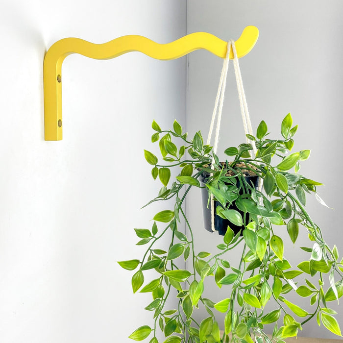 Yellow Decorative Long Wall Hook - Image 1