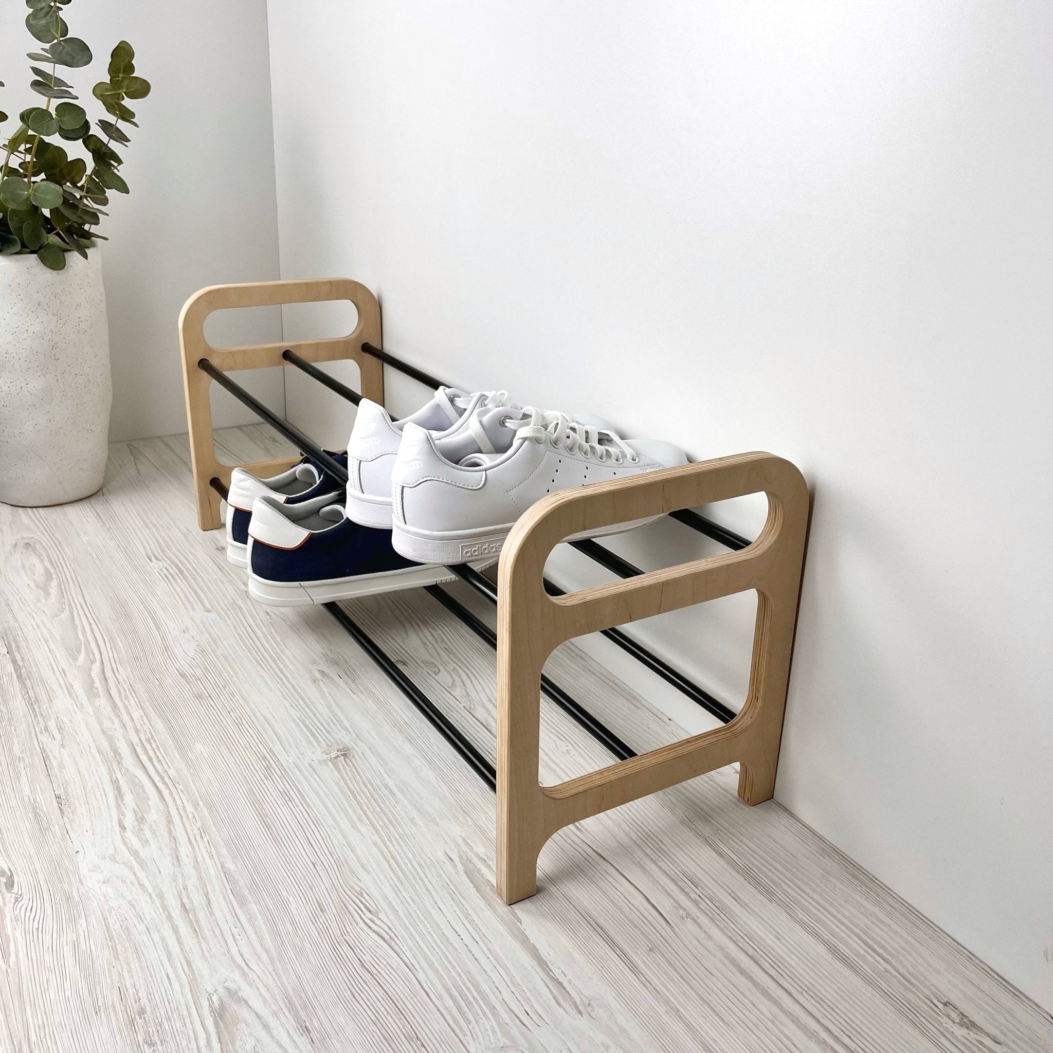Wall Shoe Rack — EvenWood: Smart Storage for Stylish Spaces