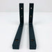 90 Degree Wood Shelf Brackets | Black 6"x4" - Even Wood