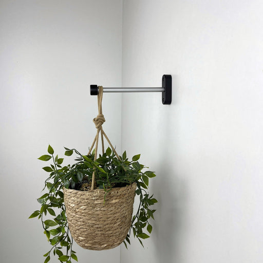Black Indoor Plant Bracket for Wall | 6" 8" 10" - Even Wood