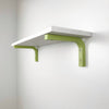 Colorful Wood Wall Shelf Brackets | Green 6