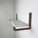 Floating Wood Wall Shelf Brackets with Lip - Even Wood