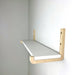 Floating Wood Wall Shelf Brackets with Lip - Even Wood