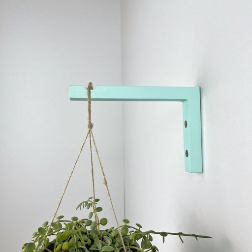 Indoor Plant Hook for Planters | Sky Blue 6"x4" - Even Wood
