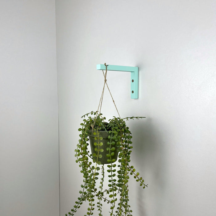 Indoor Plant Hook for Planters | Sky Blue 6"x4" - Even Wood