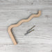 Long Wavy Plant Bracket | Natural 12"x6" - Even Wood