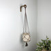 Modern Macrame Plant Hook | Walnut 6"x4" - Even Wood