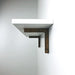 Small L Brackets for Floating Shelf | Walnut 4"x4" - Even Wood