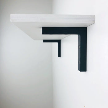 Small Wooden Shelf Brackets | Black 4