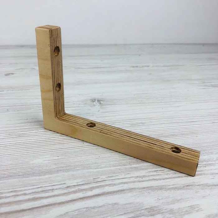 Wall Mount Bracket for Pendant Light | Unfinished 6"x4" - Even Wood