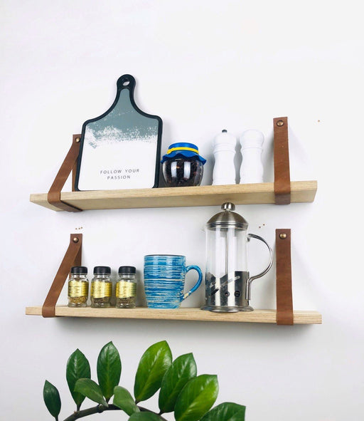 Wall Spice Shelf Organizer - Even Wood