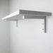 White Wood L Brackets for Shelves | 6"x4" - Even Wood