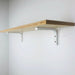 White Wood Shelf Brackets | 6"x4" - Even Wood