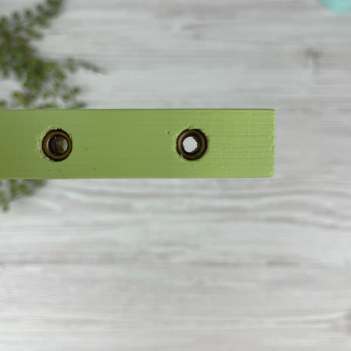 Wooden Hanging Plant Hook | Green 6"x4" - Even Wood