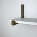 Wooden Shelf Brackets with Lip | Walnut - Even Wood