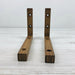 Wooden Shelf Support Brackets | Walnut 6"x4" - Even Wood