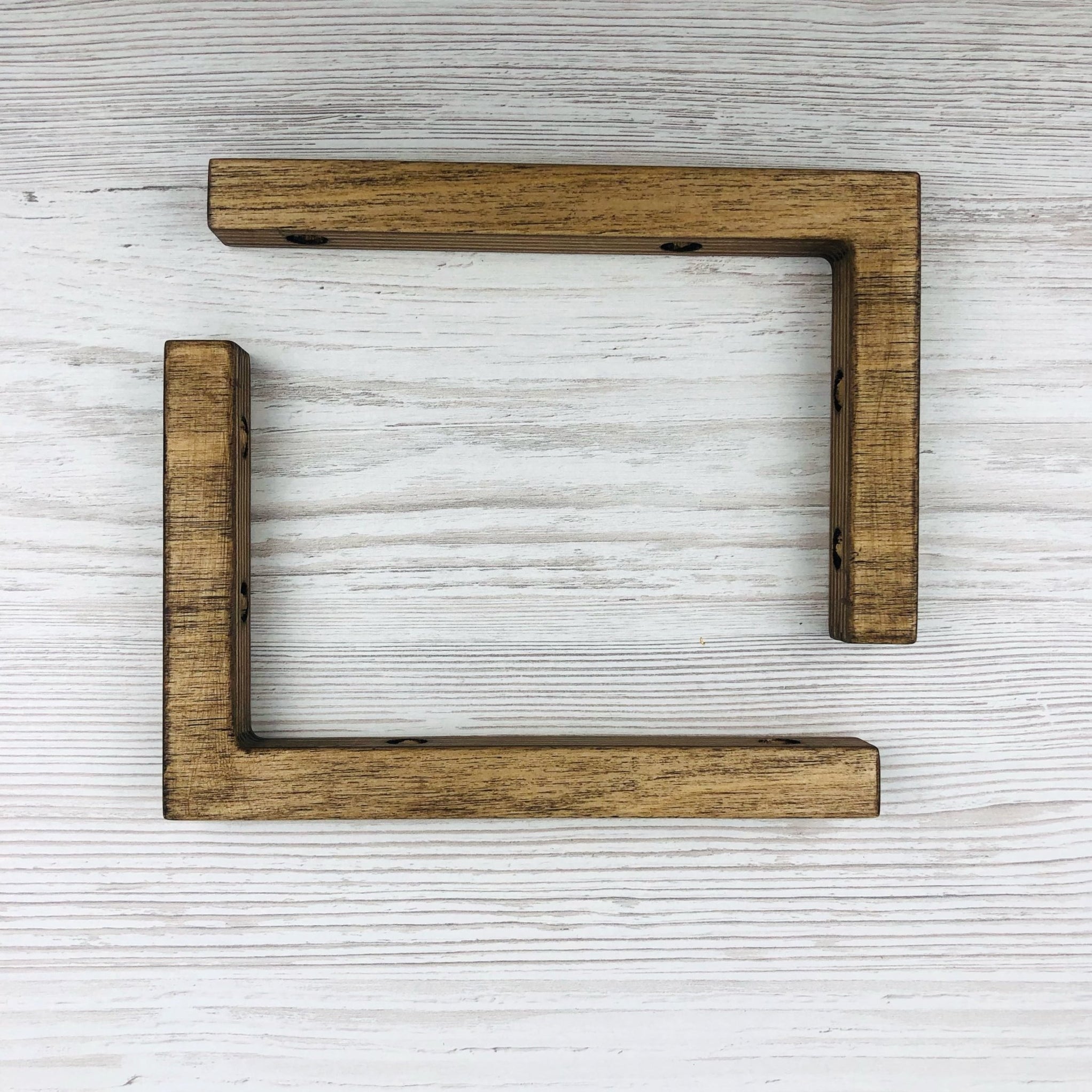 Wooden Shelf Support Brackets | Walnut 6x4
